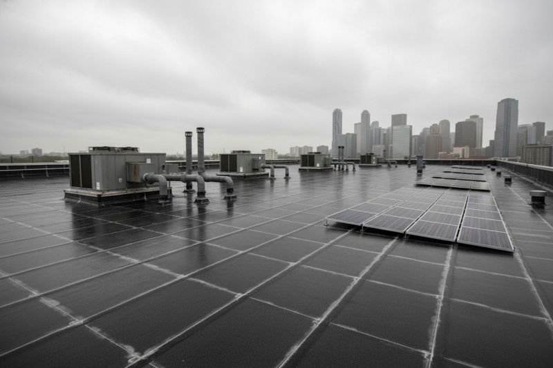 Commercial Solar Installation detail